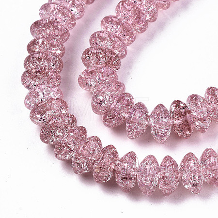 Crackle Glass Beads GLAA-S192-004C-1