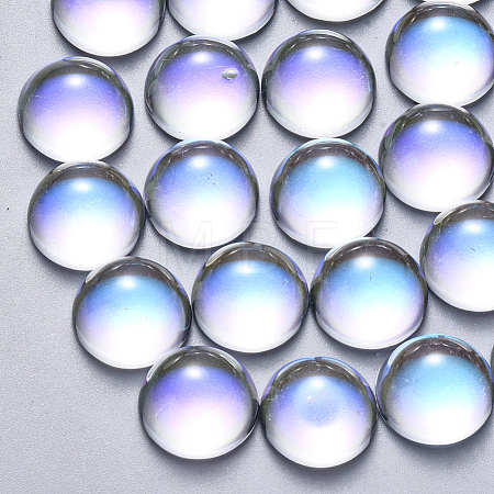 Transparent Glass Cabochons GLAA-S190-013A-C01-1