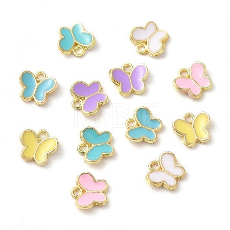 Alloy Enamel Charms X-ENAM-Q507-04G-1