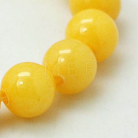 Natural Mashan Jade Round Beads Strands X-G-D263-12mm-XS07-1