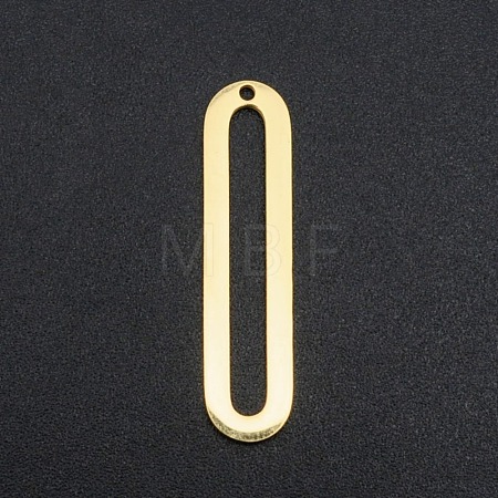 201 Stainless Steel Open Back Bezel Pendants STAS-R111-LA140-1