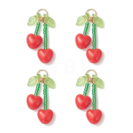 Glass Pendants PALLOY-MZ01253-1