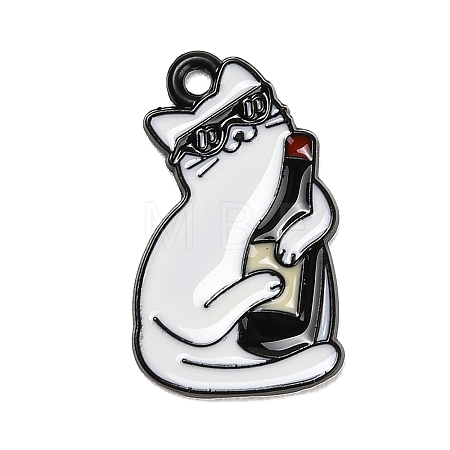 Alloy Enamel Pendants FIND-E060-04B-E-1