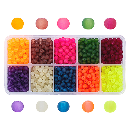 Transparent Glass Beads Strands GLAA-PH0007-77-1