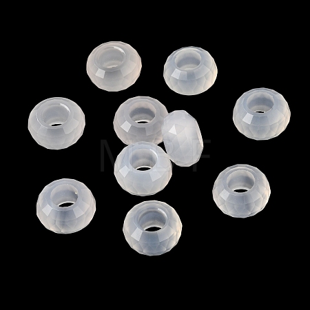 Natural Grey Agate European Beads GG-NH0003-A09-1