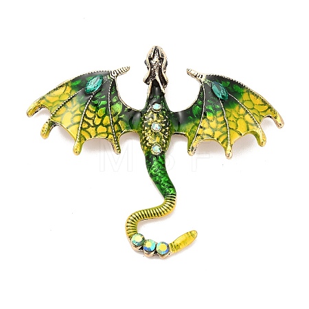 Alloy Rhinestone Big Pendants X-FIND-I060-01AG-03-1