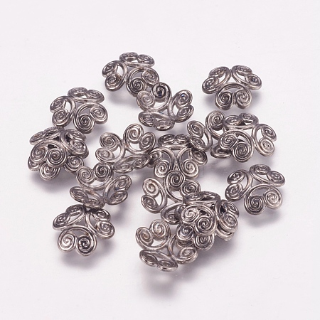 Tibetan Style Bead Caps K093G052-1