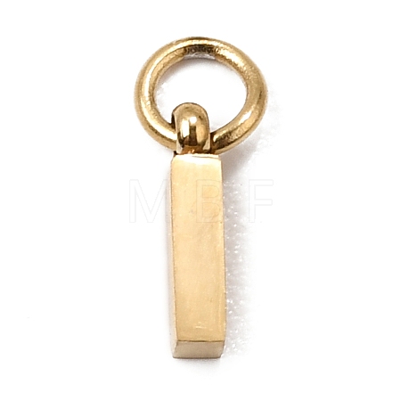 304 Stainless Steel Charms SA-CBABF3F-01G-I-1