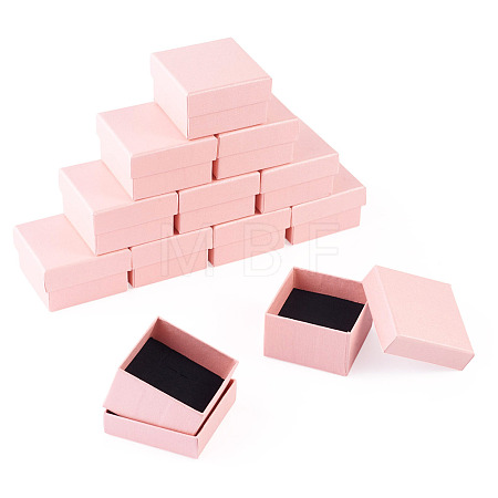 12Pcs Square Cardboard Jewelry Storage Boxes CON-TA0001-41-1