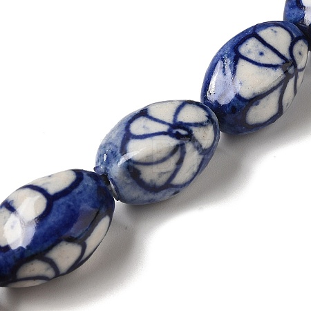 Blue and White Porcelain Beads PORC-C003-02-1