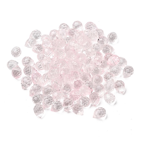 Electroplate Transparent Glass Beads GLAA-A045-05I-1