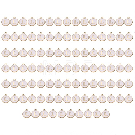 Golden Plated Enamel Alloy Charms ENAM-SZ0001-26A-L-1