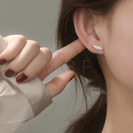2 Pairs Alloy Stud Earrings for Women EJEW-FS0001-27A-1