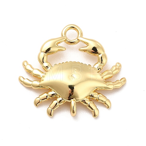 Rack Plating Brass Pendants KK-K270-30G-1