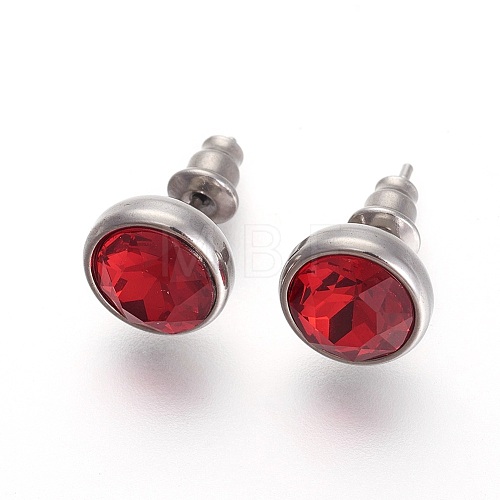 304 Stainless Steel Stud Earrings EJEW-F182-A02-1