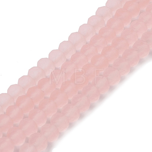 Transparent Glass Beads Strands EGLA-A034-T8mm-MD22-1