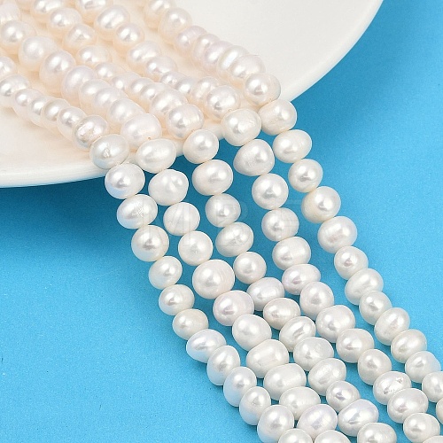 Natural Cultured Freshwater Pearl Beads Strands PEAR-I007-07X-11A-1