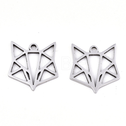 Non-Tarnish 201 Stainless Steel Pendants STAS-S081-014-1