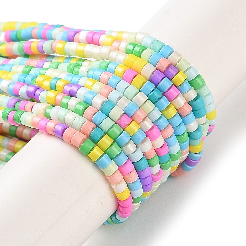 Handmade Czech Lampwork Beads Strands LAMP-L078-008I-1