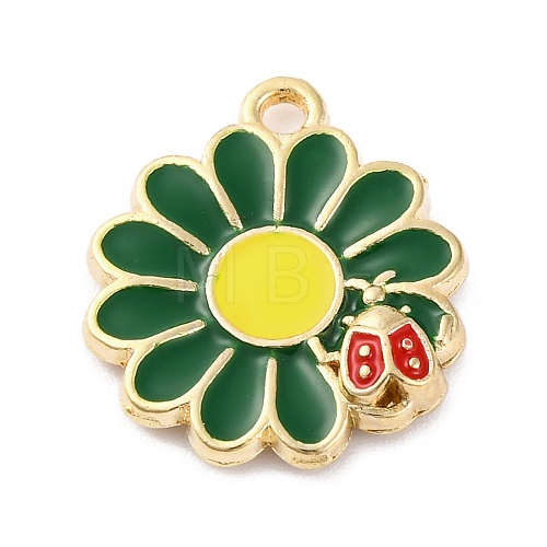 Alloy Enamel Pendants ENAM-Q001-06G-04-1