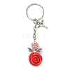 Resin & Alloy & Glass Keychain KEYC-MZ00015-3