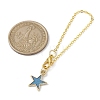 Alloy Enamel Pendant Decorations HJEW-JM01846-3