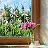 Flower Rainbow Prism Electrostatic Window Stickers PW-WGC86F6-01-3