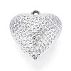 Textured Acrylic Pendants OACR-T030-34B-1