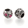 Alloy European Beads MPDL-S066-046-2