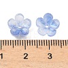 Dyed & Heated Glass Bead Caps GLAA-C042-01C-3