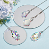 4Pcs 4 Styles Glass Charms Ceiling Fan Pull Chain Extenders HJEW-SP0001-80-5
