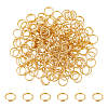 200Pcs Brass Split Rings FIND-UN0016-25B-1