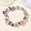 Natural Quartz Chip Beaded Stretch Bracelets for Women BJEW-D467-01C-4