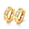 Brass Hollow Cross Hoop Earrings for Women EJEW-F281-06G-2