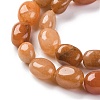 Natural Red Aventurine Beads Strands G-G146-A02-01-4