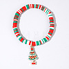 Christmas 304 Stainless Steel Enamel Charm Bracelets AH2991-6-1