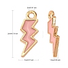 Alloy Enamel Pendants ENAM-N054-025P-3