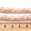 Natural Cultured Freshwater Pearl Beads Strands PEAR-P062-28G-5
