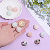 10Pcs Opaque Resin Beads RESI-PA0001-58-3