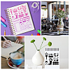 Custom Garden Diary Stainless Steel Cutting Dies Stencils DIY-WH0289-017-6