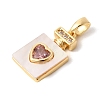 Natural Shell Pendants X-KK-Z149-22G-2
