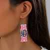 Mother's Day Wood Dangle Earrings FS-WG7FF6E-06-2