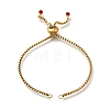 Adjustable 304 Stainless Steel Slider Bracelet/Bolo Bracelets Making LS-STAS-I153-03G-02-1