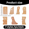 7Pcs Wood Pottery Foot Shaper Tools TOOL-DC0001-29-2