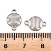 304 Stainless Steel Sports Ball Links Connector Charms STAS-Z203-10P-02-3