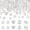 100Pcs 5 Styles Transparent Acrylic Beads TACR-TA0001-92-1