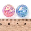 UV Plating Transparent Resin Beads RESI-C073-11-3