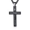 Stainless Steel Cross Pendant Necklace LL1723-3-1