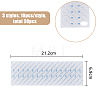 30Pcs 3 Style 30 Position Paper Embroidery Floss Organizer Cross Stitch Plate FIND-FH0006-40-2