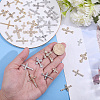 42Pcs 14 Styles Alloy Rhinestone Pendants FIND-ME0003-65-3